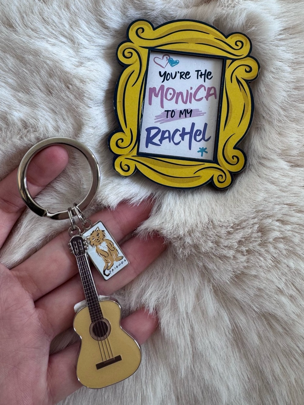 FRIENDS Keychain and Fridge Magnet